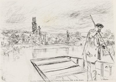 The Punt by James Abbott McNeill Whistler